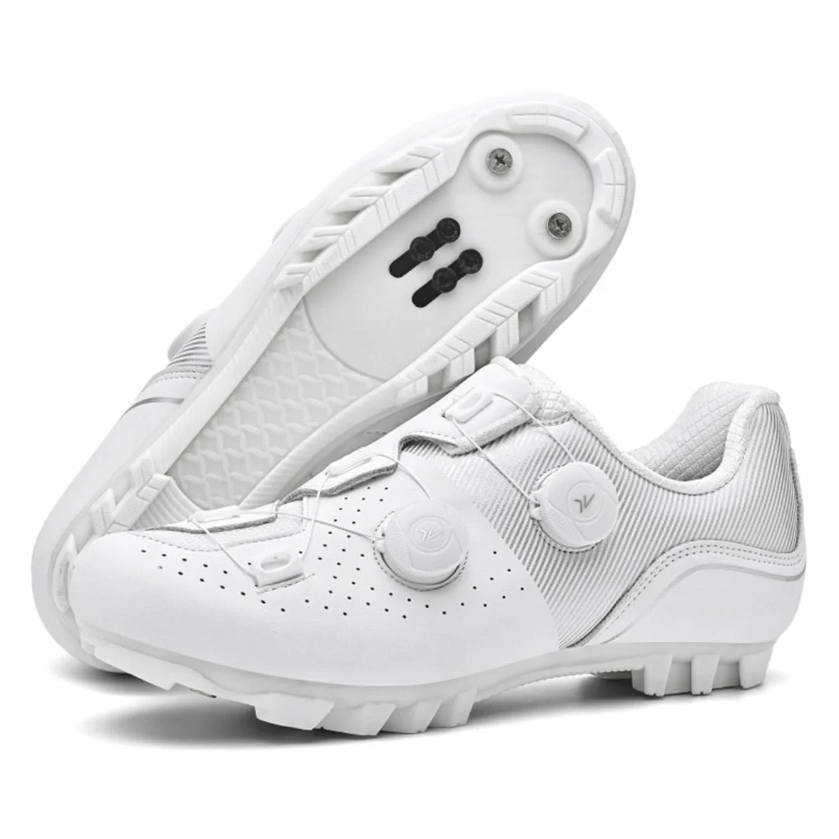 Hixingo Scarpe da Ciclismo MTB per Uomo Donna MTB Compatibili Pedali SPD Traspirante Unisex Scarpe Mountain Bike Ciclismo All'aperto per Bici, 37-47 EU