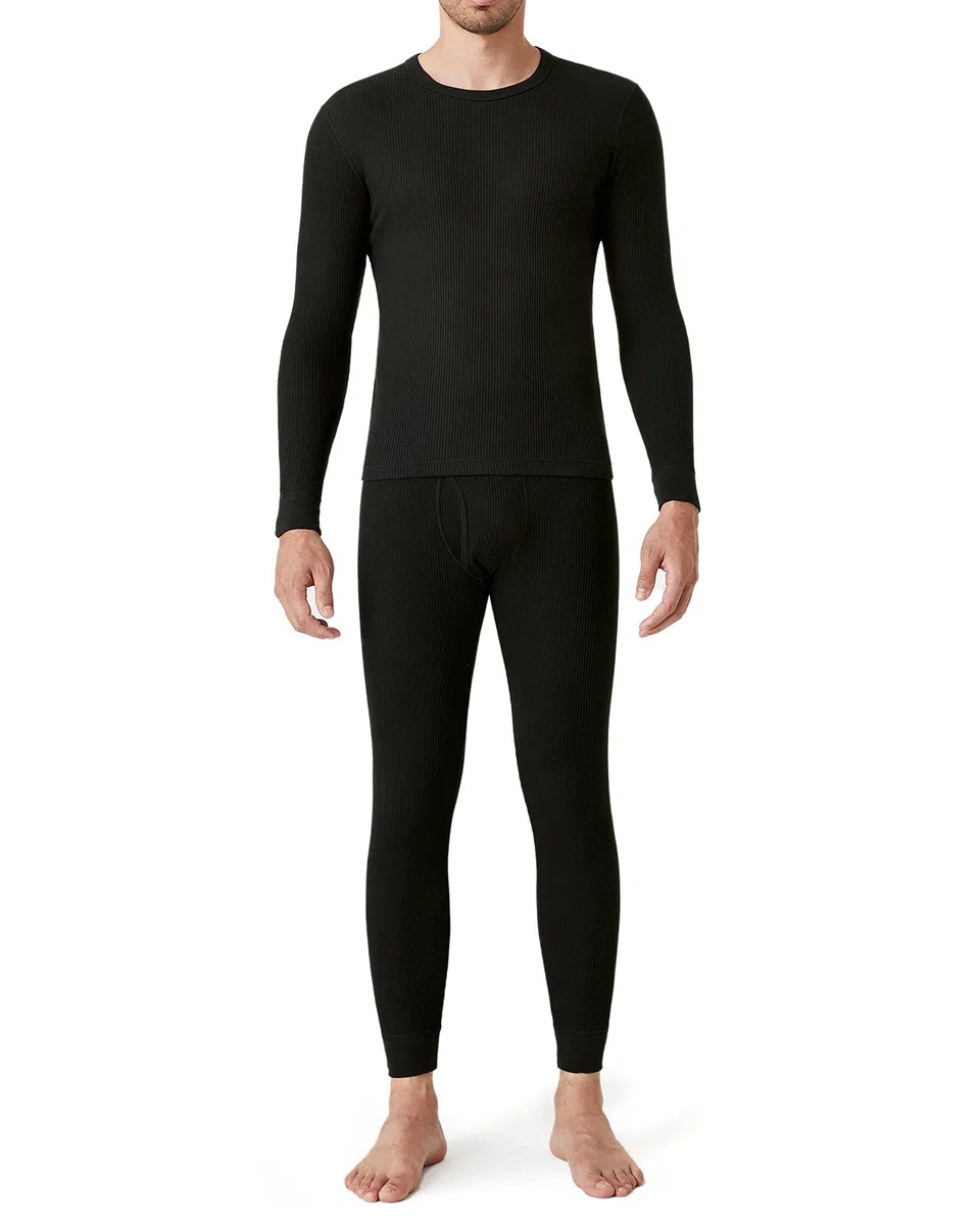 LAPASA Biancheria Intima Termica a Maglia Waffle da Uomo – Set con Maglia Termica e Pantaloni o Maglia Singola (Warm/Extra Warm) M60