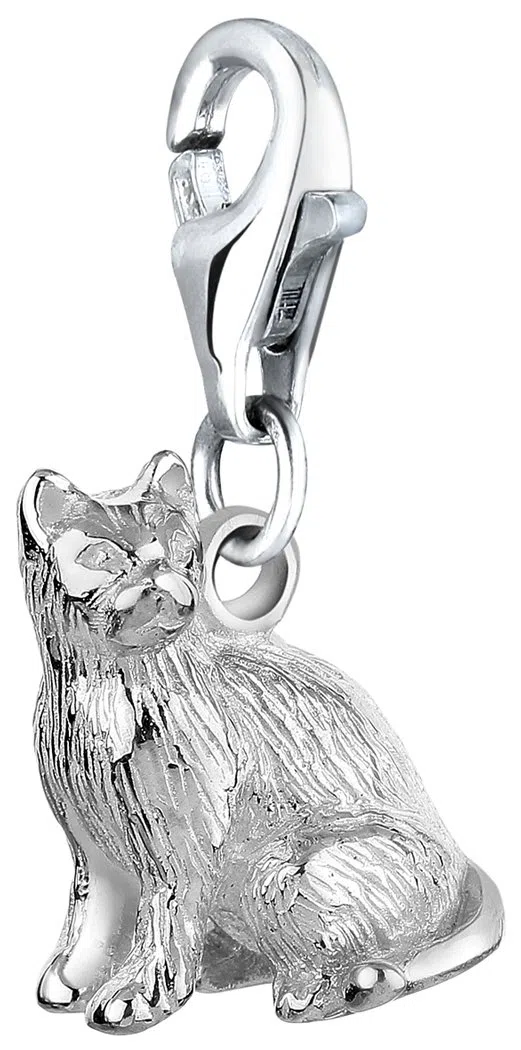 Nenalina charm gatto in argento per donna 713184-000