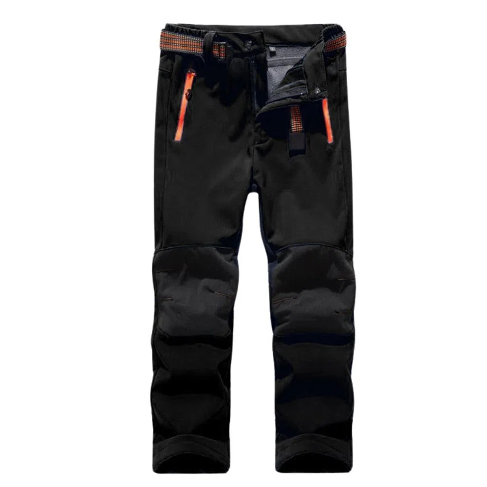 Pantaloni termici impermeabili per ragazzi e ragazze, pantaloni da neve, pantaloni invernali per attività all'aria aperta, pantaloni da sci softshell, per bambini