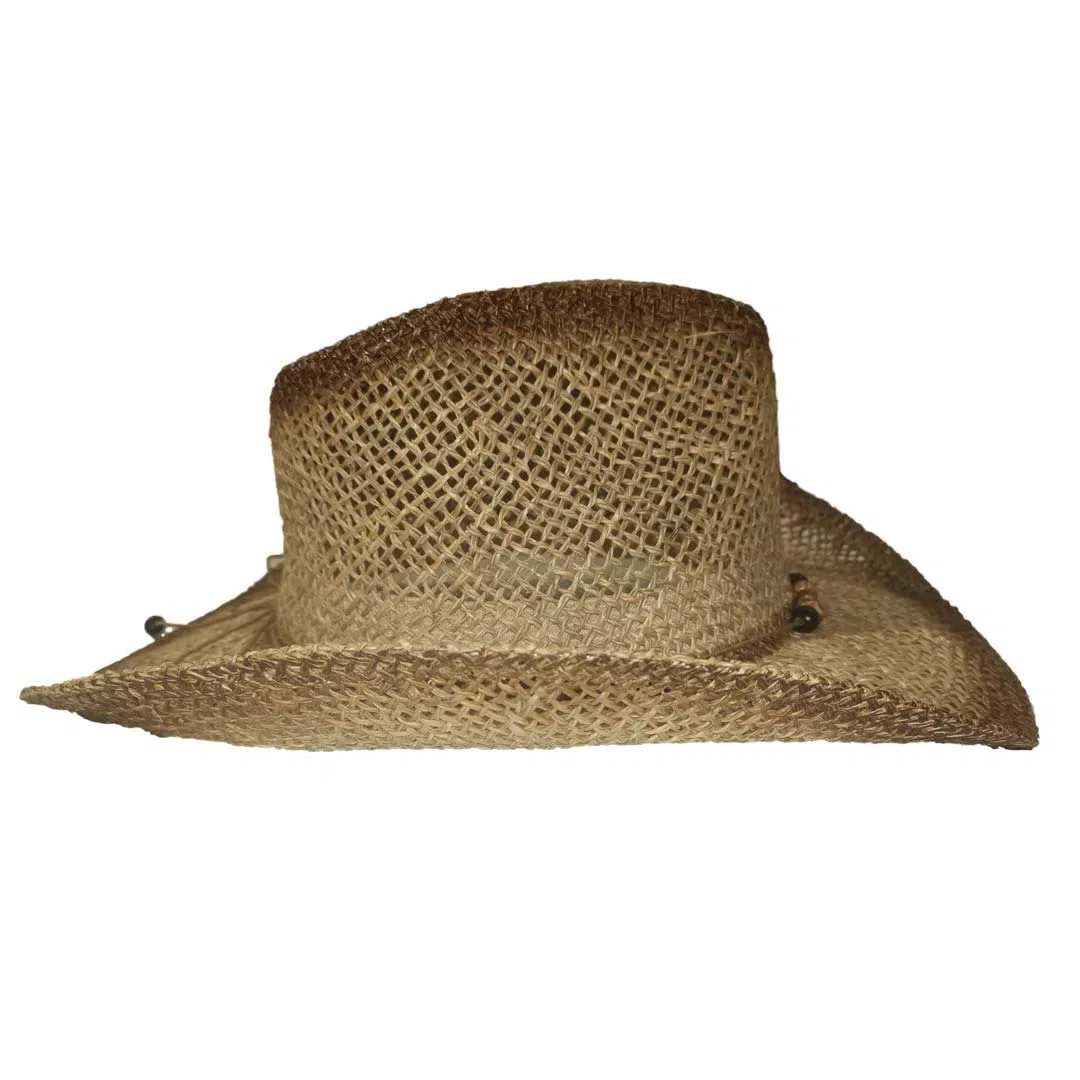 Cappello Estivo da Uomo in Carta Paglia, Cappello da Cowboy da Donna con Fascia, Cappello da Cowboy Unisex