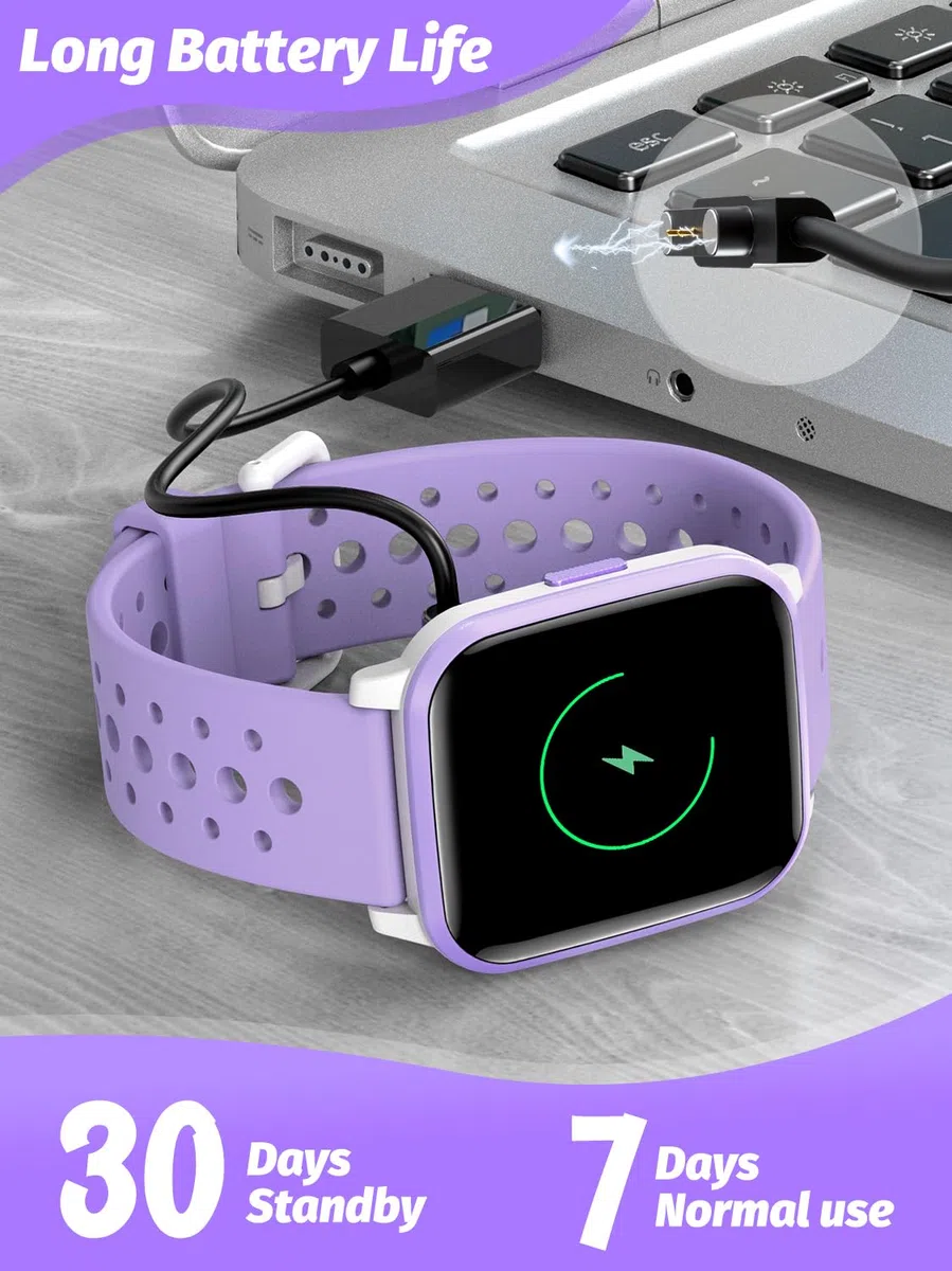 Butele Bambini Smart Watch,Smart Watch per Bambini Watch Regali per 4-16 anni con modalità Sleep Multiple Modalità Sportive Pedometro Regalo di Compleanno per Ragazzi Ragazze