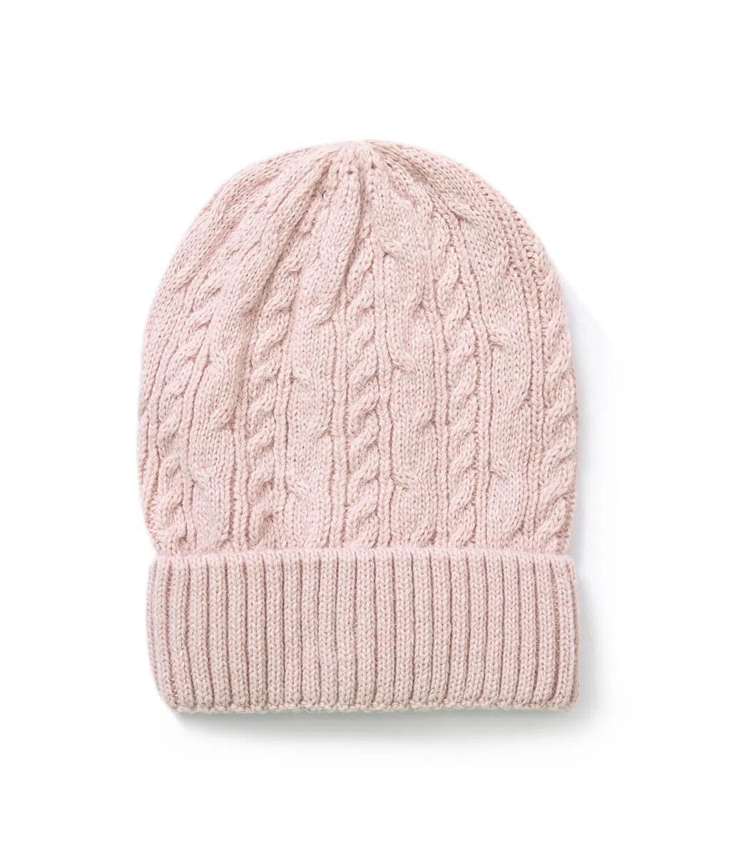 Villand 3 in 1 Cappello di Lana Guanti e Sciarpa Set Invernale da Donna, Cappello Beanie Lavorato a Maglia a Trecce da Donna con Confezione Regalo