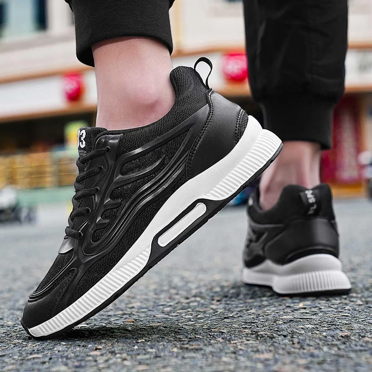 Scarpe alte invisibili da uomo con tacco da 6 cm/8 cm/10 cm Elevator Shoes Scarpe da passeggio Tennis Sport Golf Leggero Antistatico Traspirante Sneakers Altezza 6 cm/8 cm/10 cm