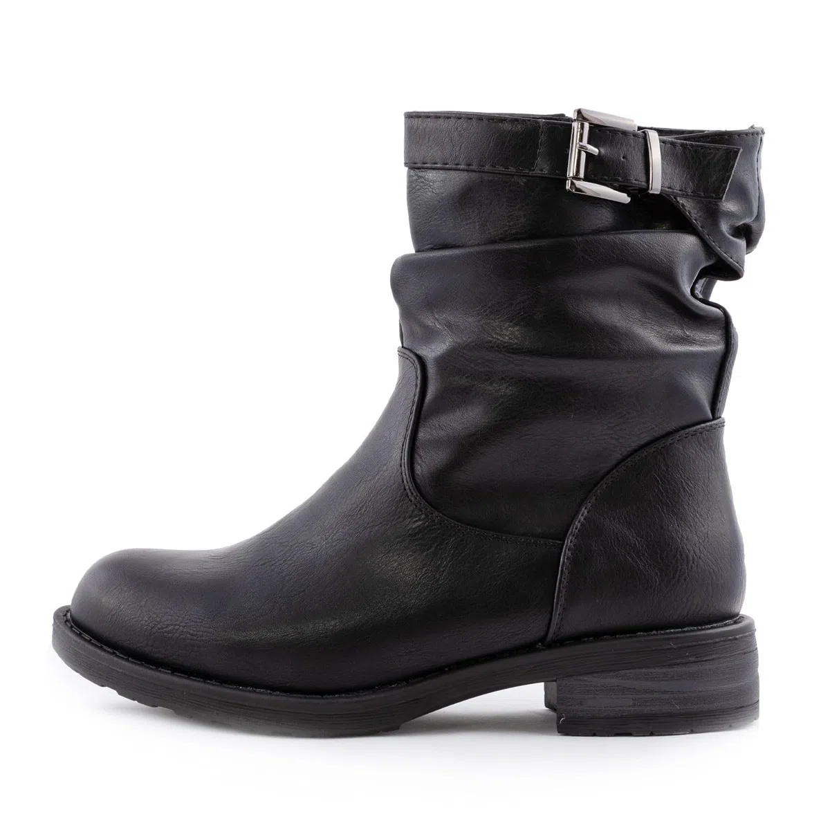 Toocool Stivaletti donna biker bassi motociclista casual fibbia Scarpe stivali G527