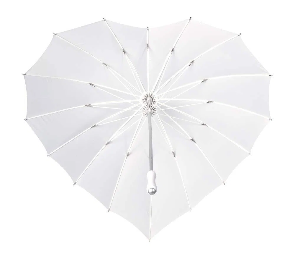 VON LILIENFELD® Ombrello Donna Classico Lungo Matrimonio Parasole Cuore