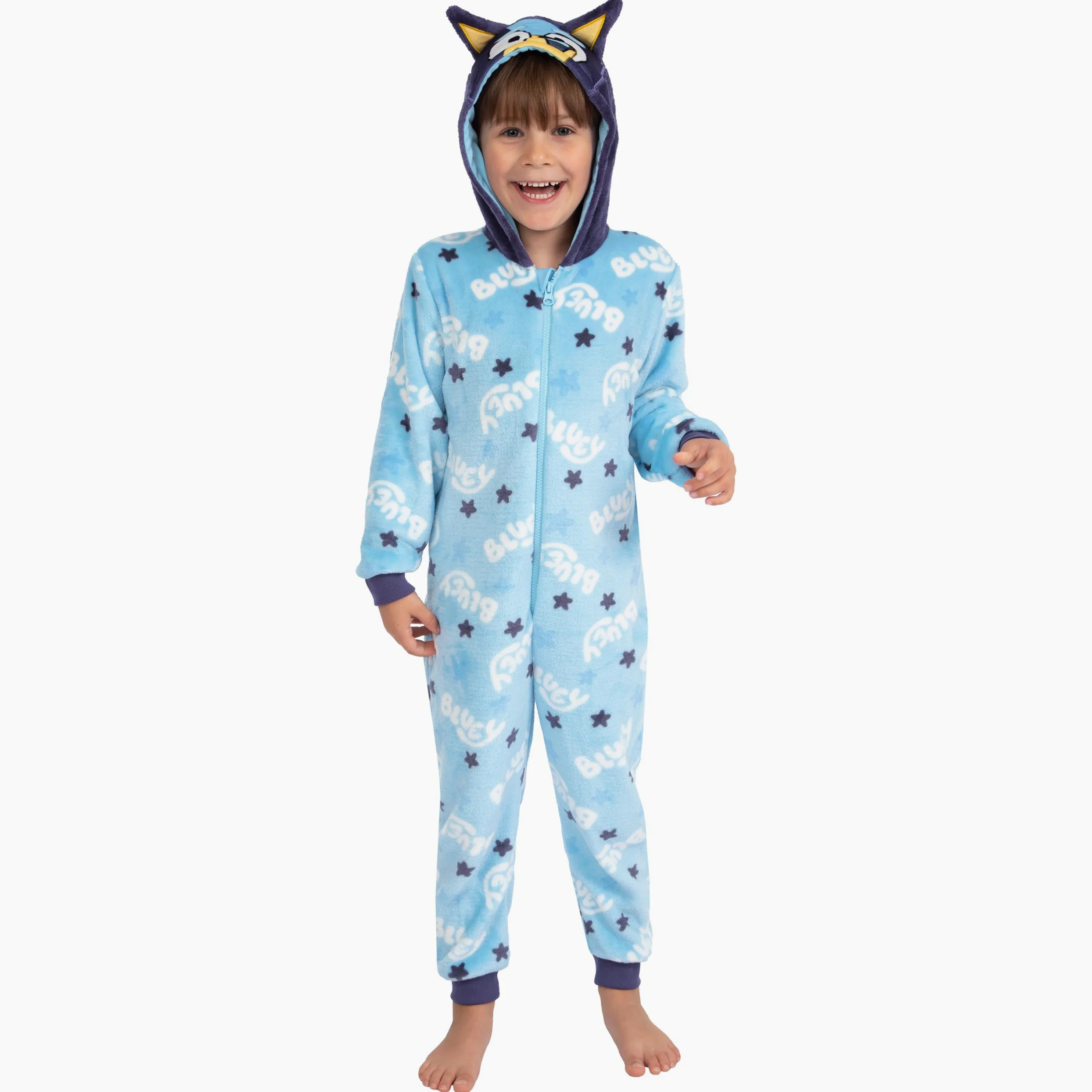 BlueY Pigiama Bambino | Pigiama Intero Bambini | Pigiamone Pile Bambino | 18 Mesi E 8 Anni