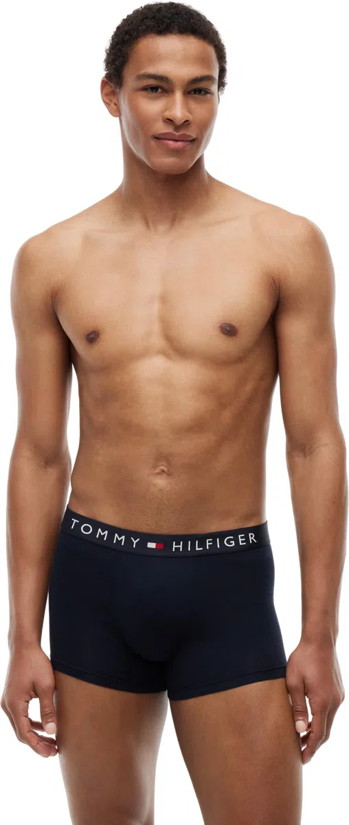 Tommy Hilfiger Uomo Pantaloncino Boxer Confezione da 3 Trunks in Cotone