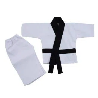 Playwell Arti Marziali Carino Neonato Karate Uniforme (Suit) - 6-12 Mesi, bianco, 0