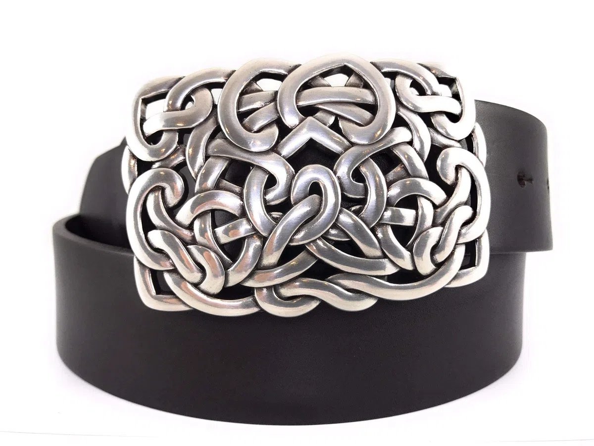 CENO Fibbie per cintura da donna cuoricini Belt Buckle