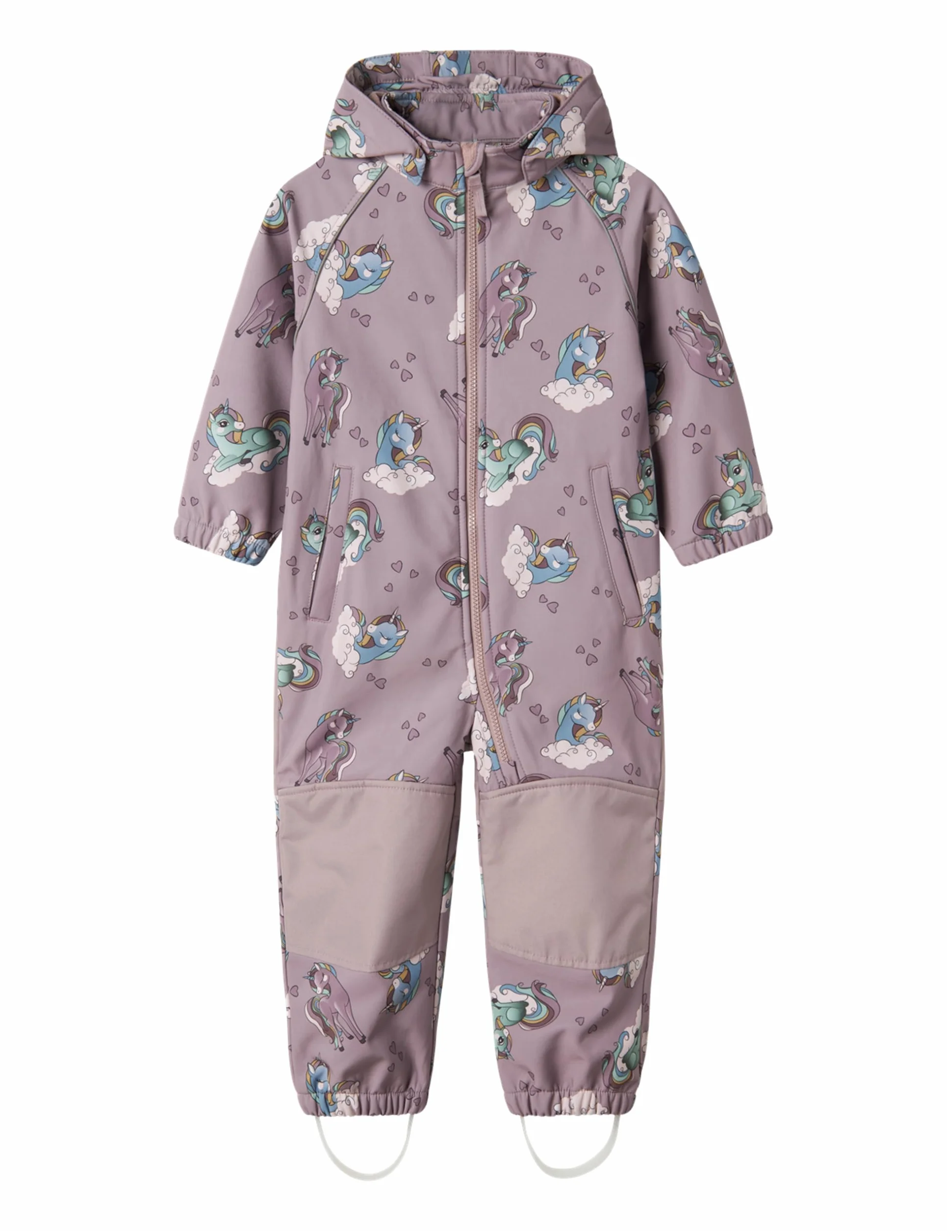 NAME IT Nmfalfa08 - Tuta Softshell Aop1 Fo Noos Tuta antipioggia Bambine e ragazze