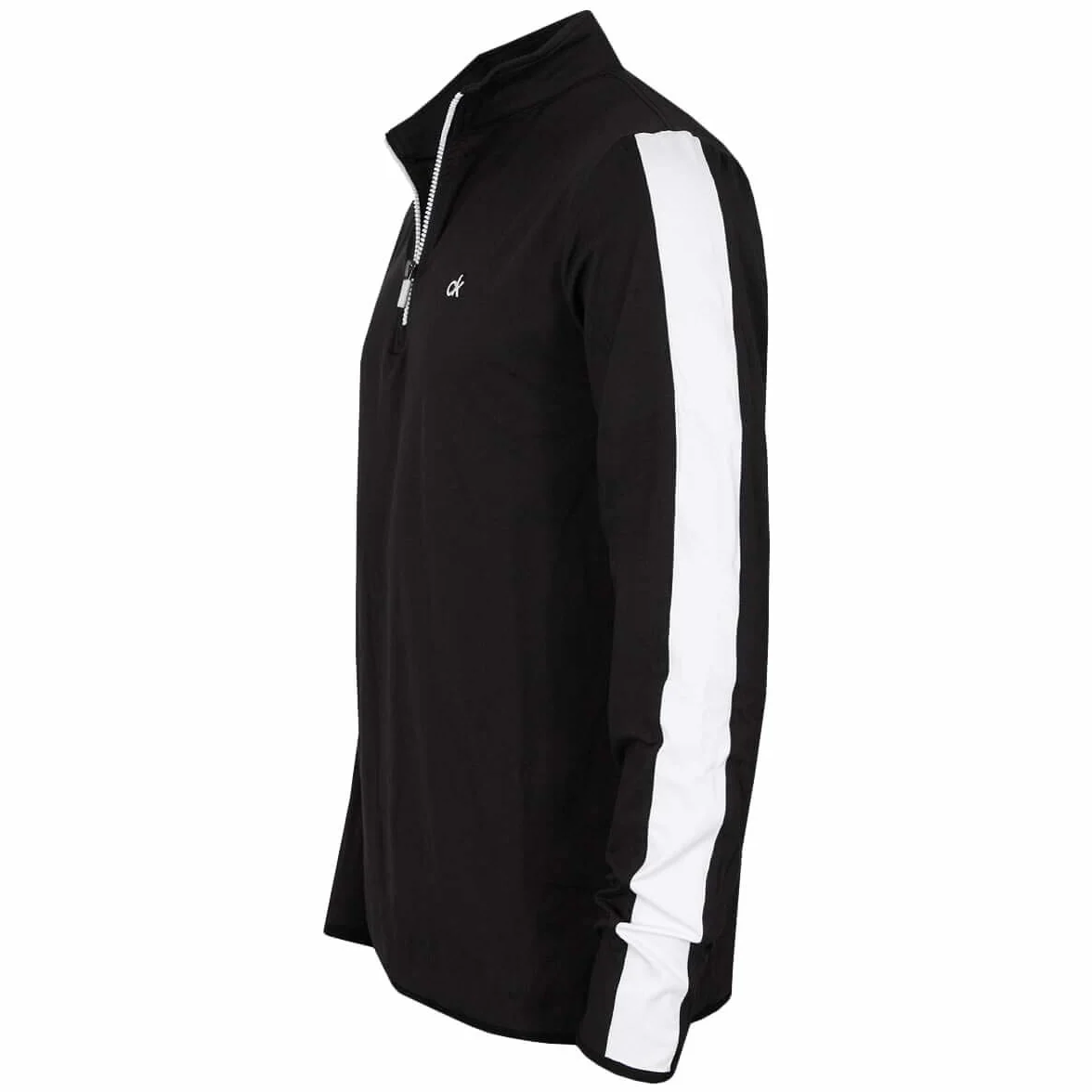 Calvin Klein Uomo 2026 Maglione Newport con Zip a 1/4 con Maniche a Righe