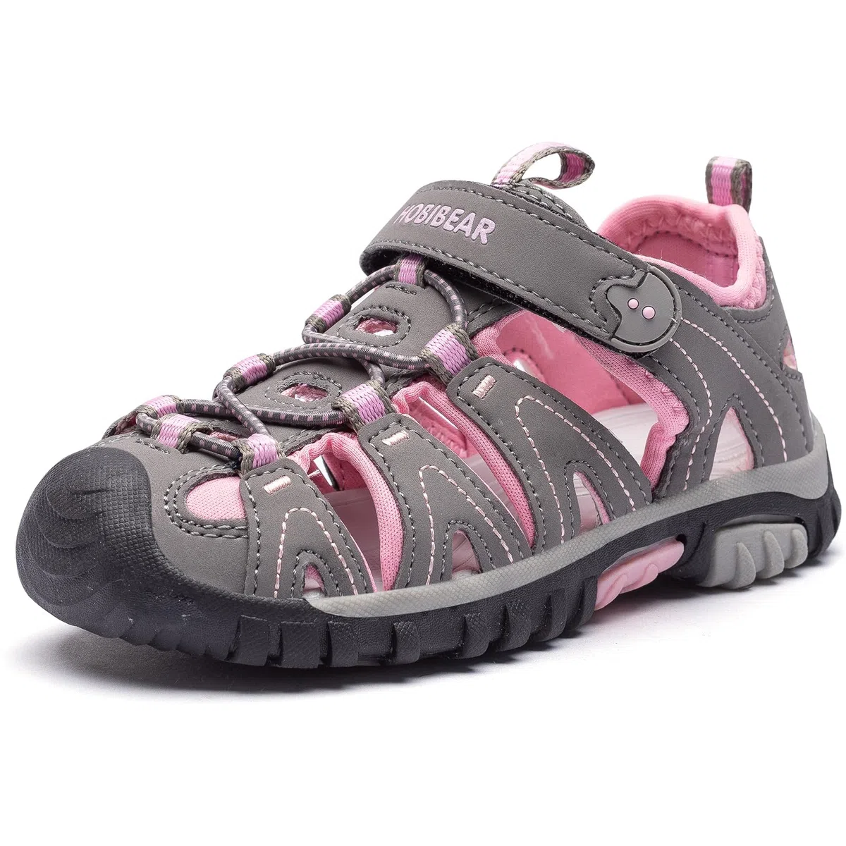 HOBIBEAR Sandali Escursionismo Bambini Ragazzi/Ragazze - Chiusi, Traspiranti & Antiscivolo (Trekking/Spiaggia/Sport)