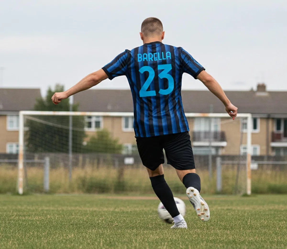 Generico Maglia Calcio Barella 23 Neroazzurra Replica Stadio Autorizzata Regalo per Tifosi Taglie da Bambino e Adulto