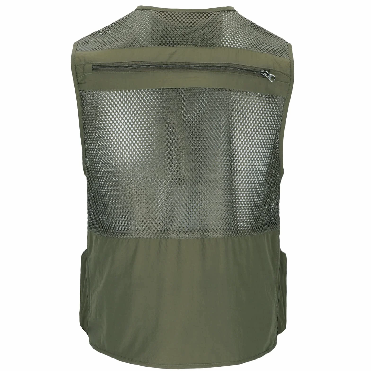 Uomo Gilet da Pesca All'aperto Multitasche Traspirante Asciugatura Rapida Giacca Senza Maniche Casual Leggera Panciotto in Rete Reporter Caccia Fotografi Giacche Gilet