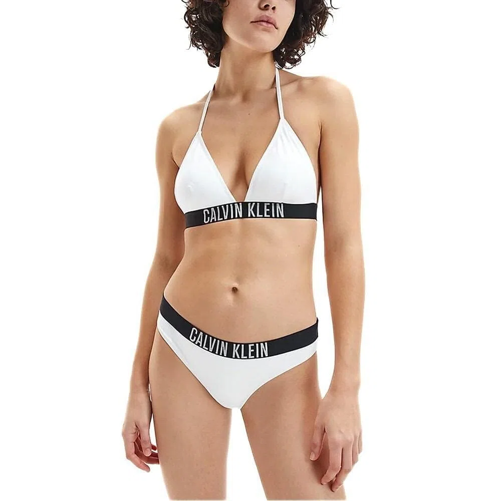 Calvin Klein Top Bikini a Triangolo Donna Imbottito