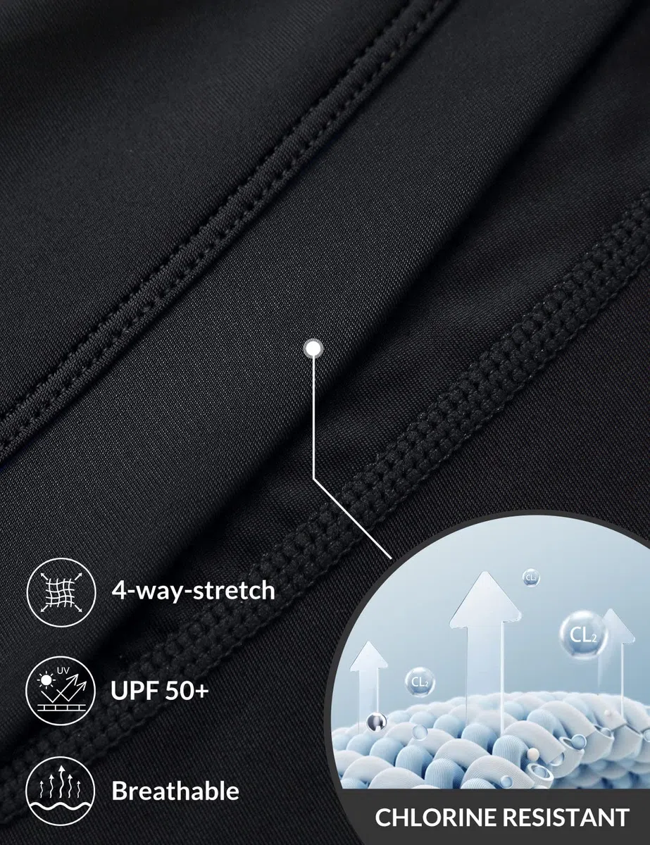 baleaf Costume da Bagno da Uomo Asciugatura Rapida Pantaloncini da Bagno Impermeabile Mare Piscina UPF 50+