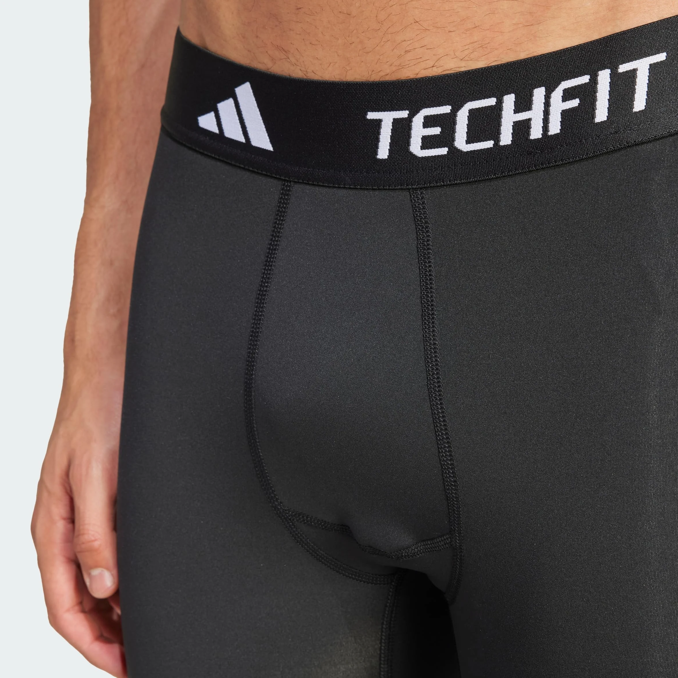 adidas Men Leggings Lunghi da Allenamento Techfit Compression