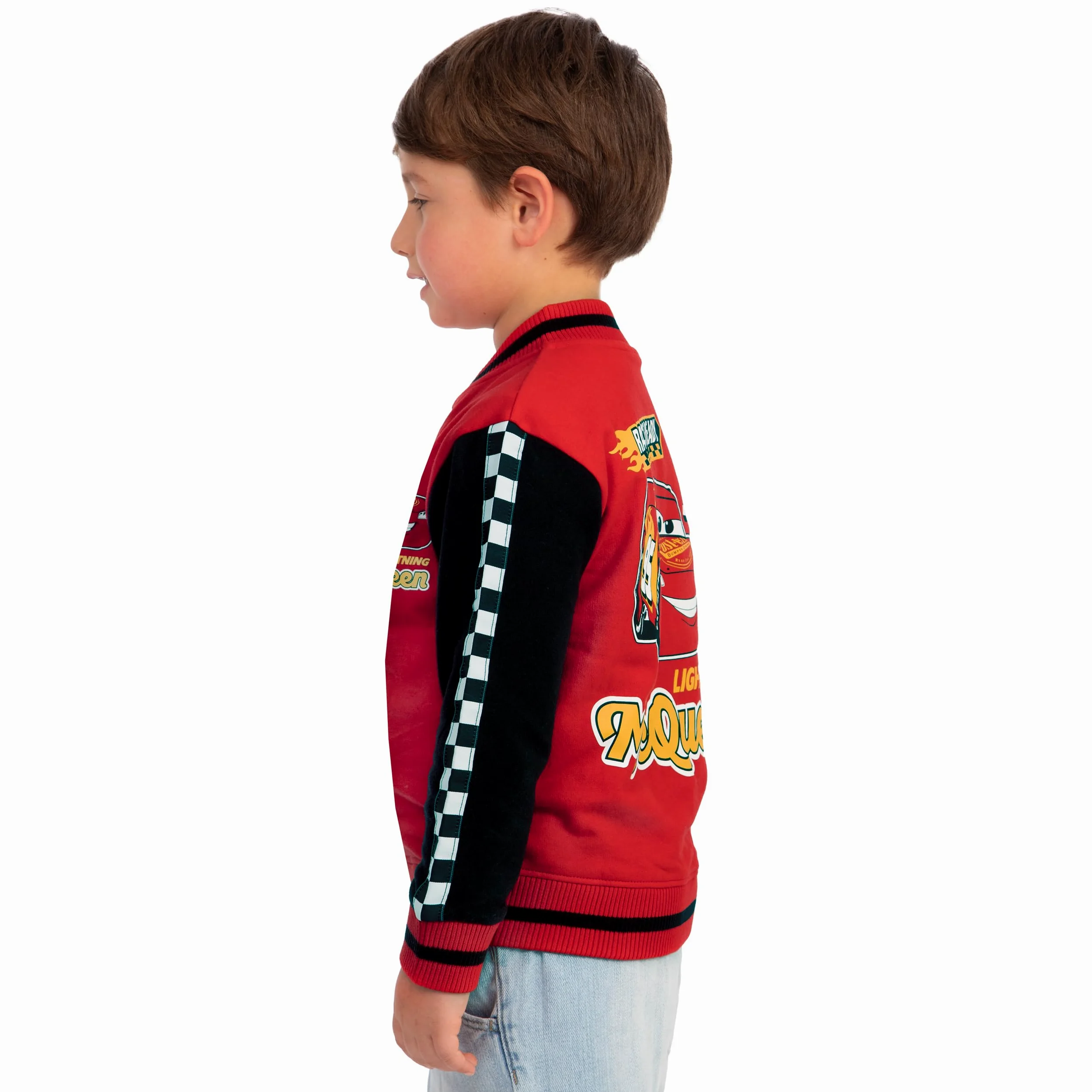 Disney Cars Giacca Ragazzo, Giacca Bomber Saetta McQueen, Giubbotto Ragazzo Saetta McQueen
