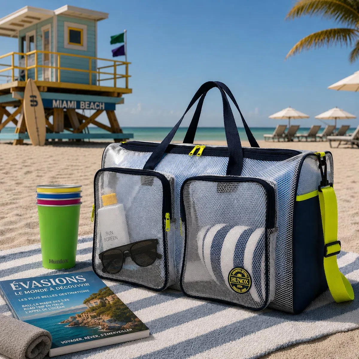 Borsa da spiaggia XXL per famiglia