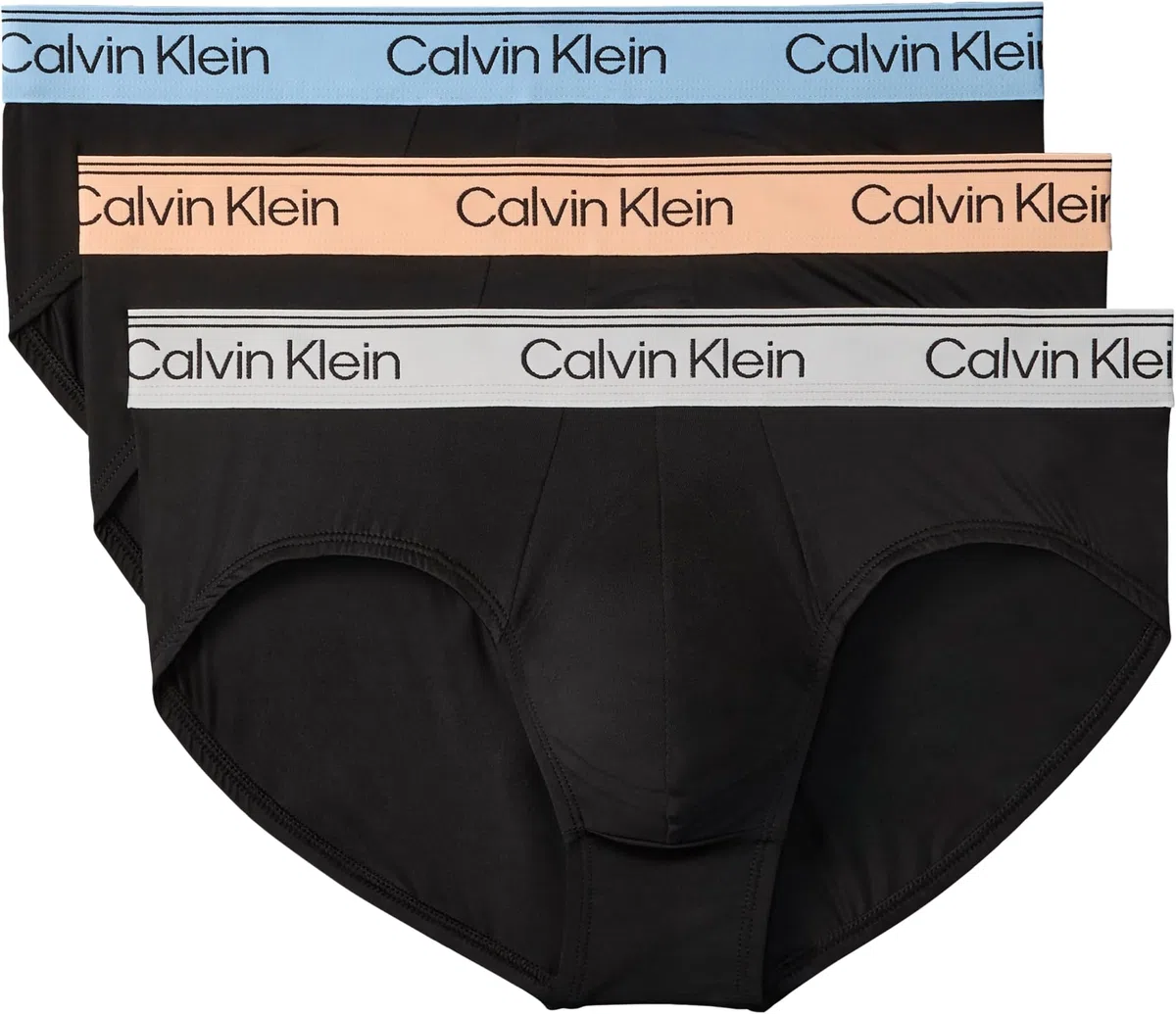 Calvin Klein Hip Brief 3pk Lv00nb4408 Breve Uomo