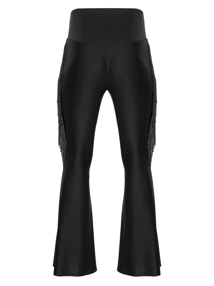 JEATHA Completo da Ballo Latino Uomo Camicia Body Danza Classica con Strass e Pantaloni a Zampa Nappe da Danza Moderna Tuta da Pattinaggio Artistico Salsa Rumba