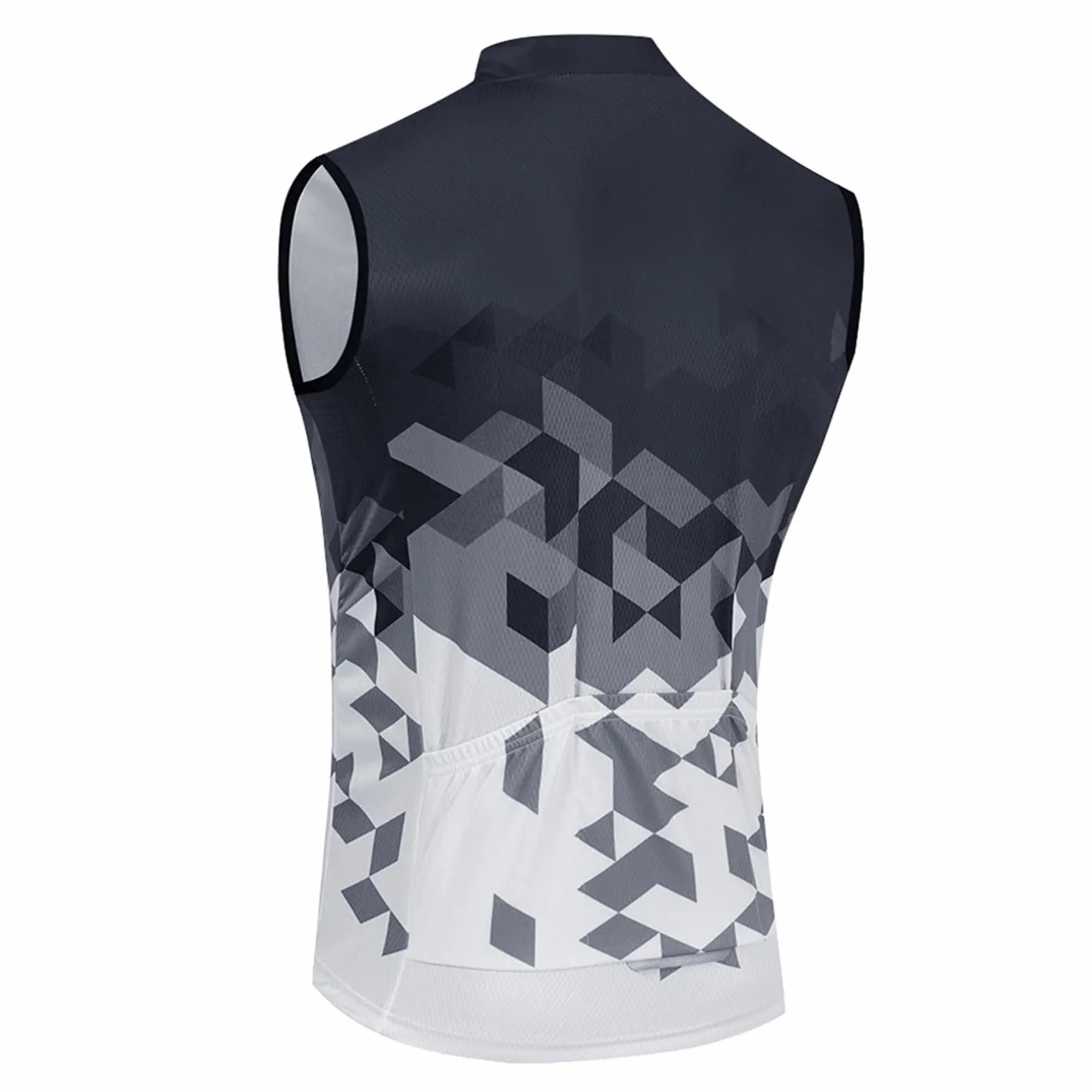 Smanicato Ciclismo Maglia da Ciclismo da Uomo, Maglia da Ciclismo a Rapida Asciugatura, Antivento, Estiva, Senza Maniche(Blue,L)