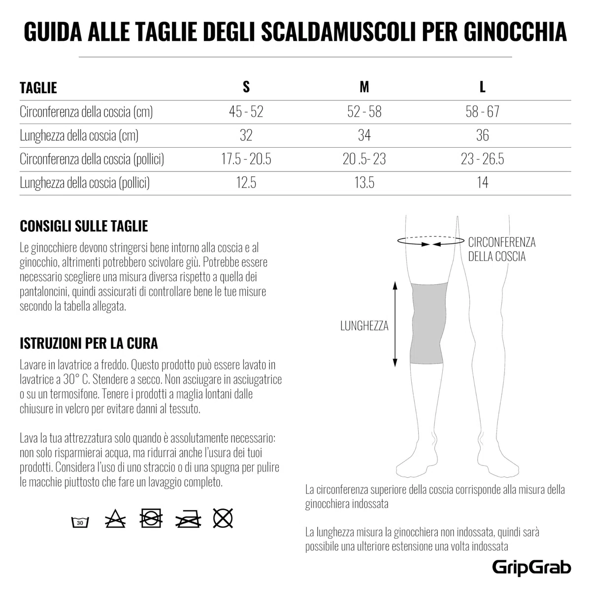 GripGrab Gambali Ciclismo Classic Thermal Ginocchiere Termiche Scalda Ginocchia Da Ciclismo Antiscivolo Calde e Traspiranti