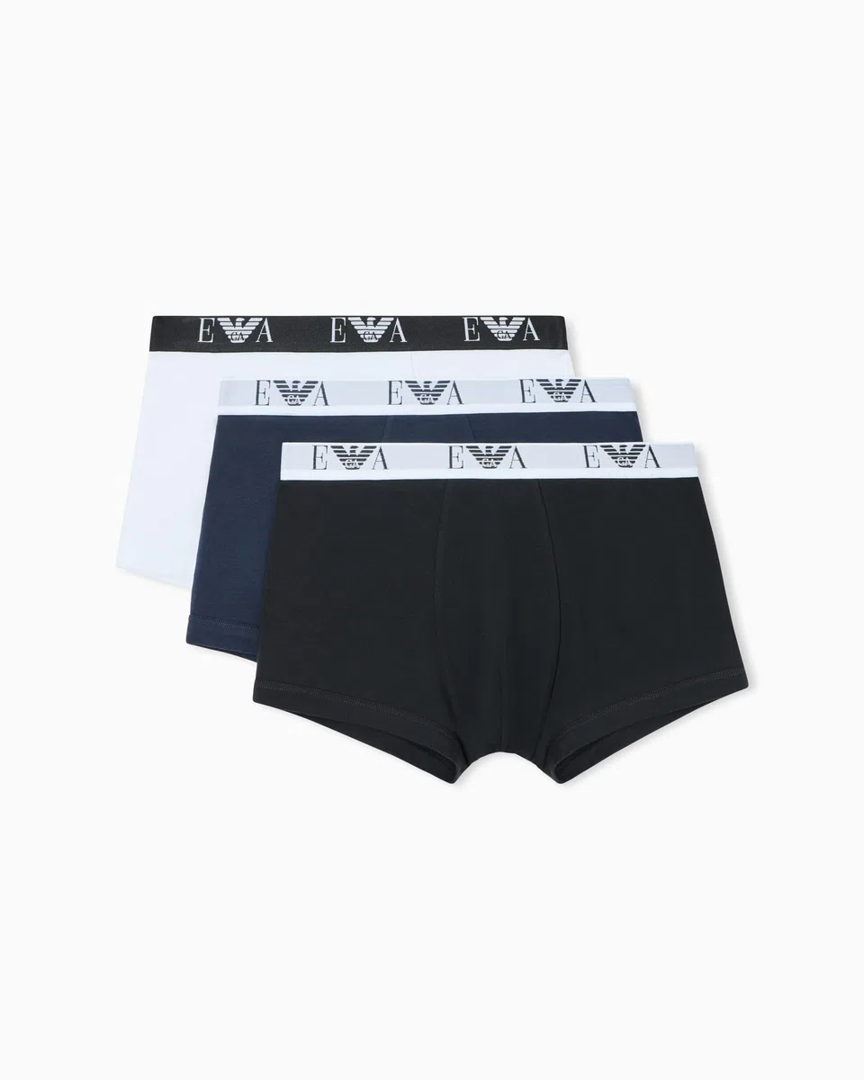 Emporio Armani 3-Pack Trunk Bermuda Uomo