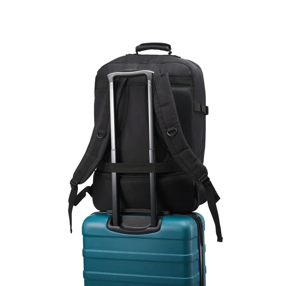 Cabin Max Metz 55x40x20 Zaino da Viaggio Aereo Bagaglio a Mano, Zaini Viaggio, Zaino Aereo - Borsa Per Easyjet, Ryanair, Vueling, WizzAir, Volotea (44L Poliestere Riciclato)