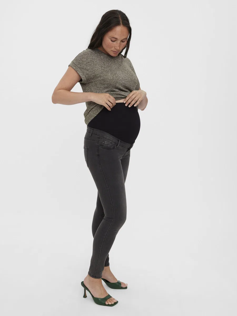 Mamalicious - Vmmtanya Mr S Piping Jeans Vi207 Ga Noos, Jeans Donna