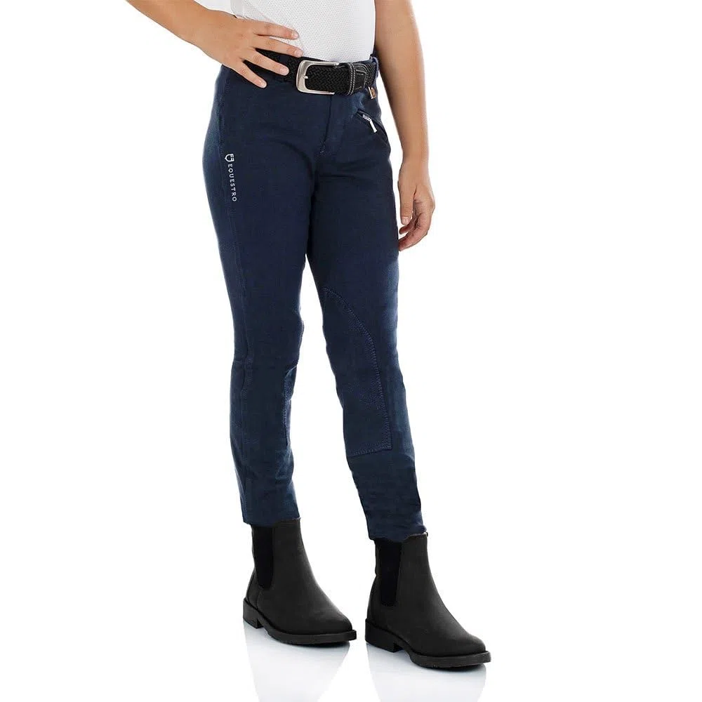 Pantaloni da Bambino Jodhpur 40, Blu Navy