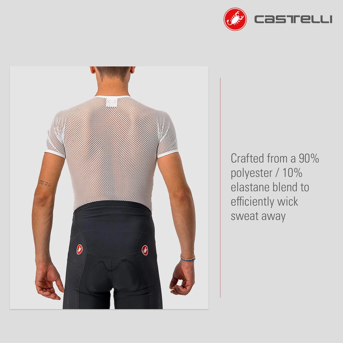 Castelli Core Mesh 3 SS Maglietta Uomo (Pacco da 1)