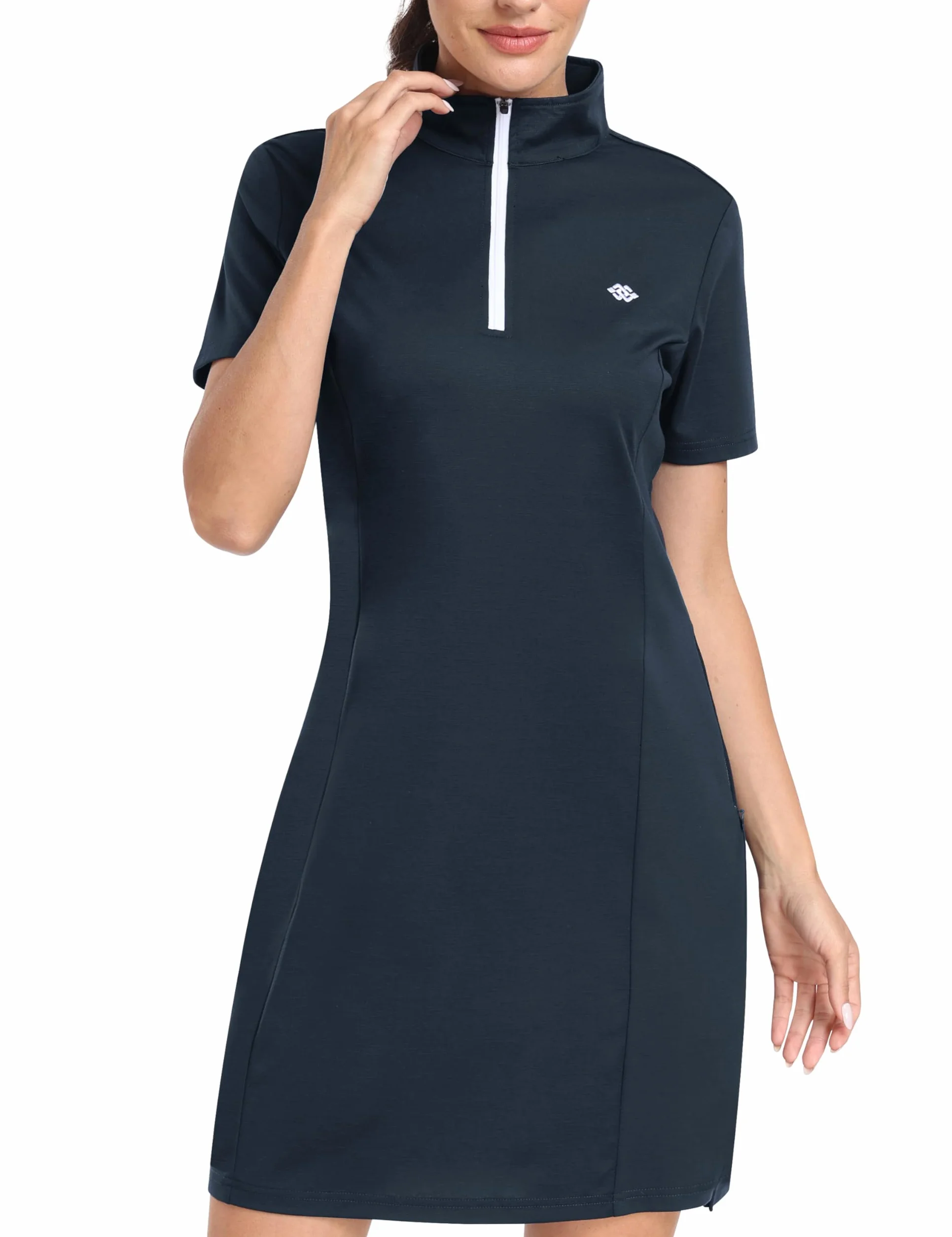 MoFiz Vestito Polo Donna Manica Corta Estate Sportivo Tenis Golf Dress