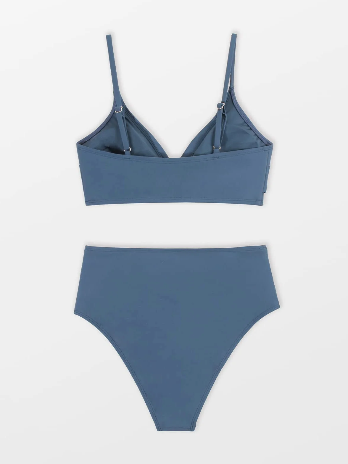 CUPSHE Bikini da Donna, con Bustino, Bikini a Vita Alta, Elegante Costume da Bagno in Due Pezzi