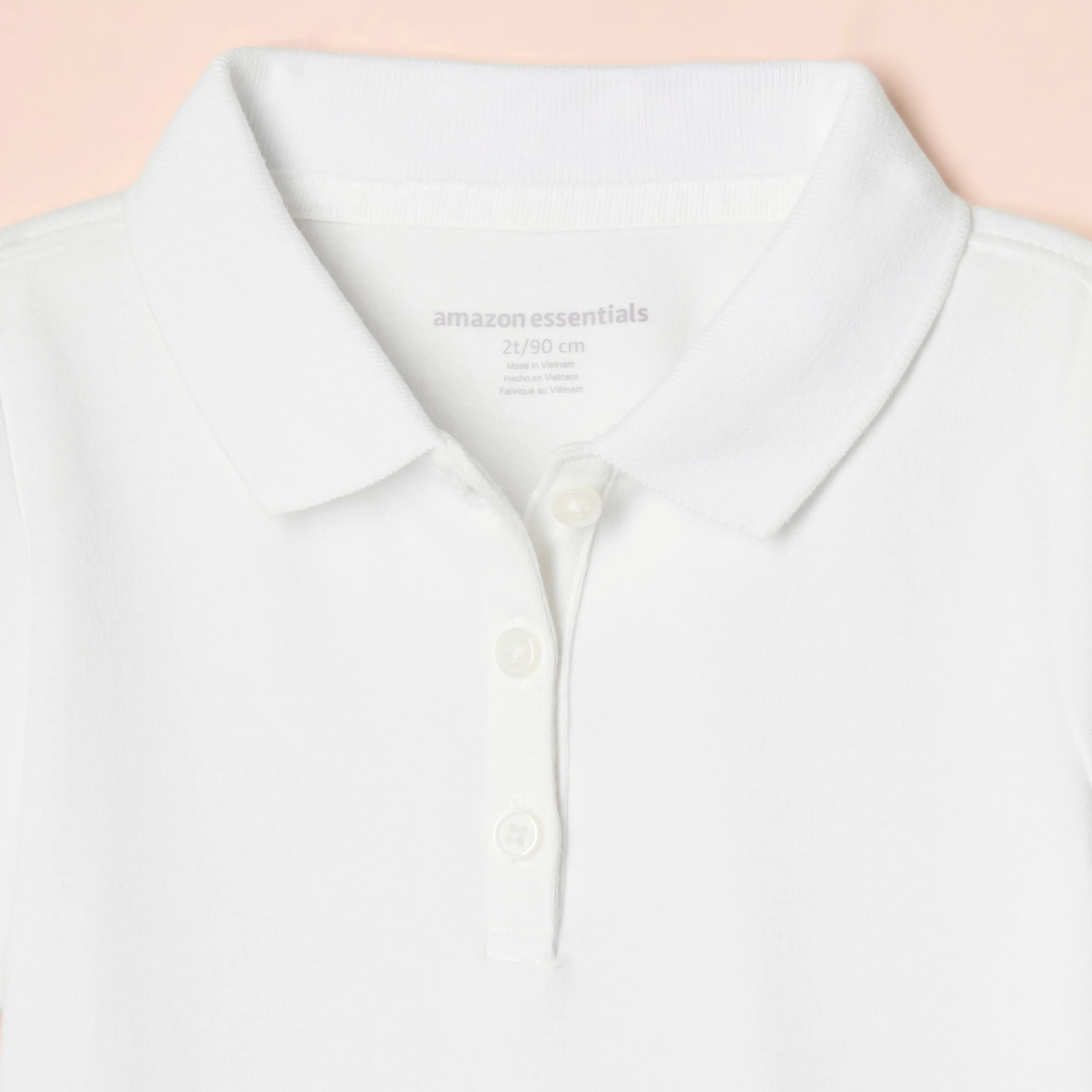Amazon Essentials Bambine e Ragazze Polo A Maniche Corte da Uniforme in Interlock