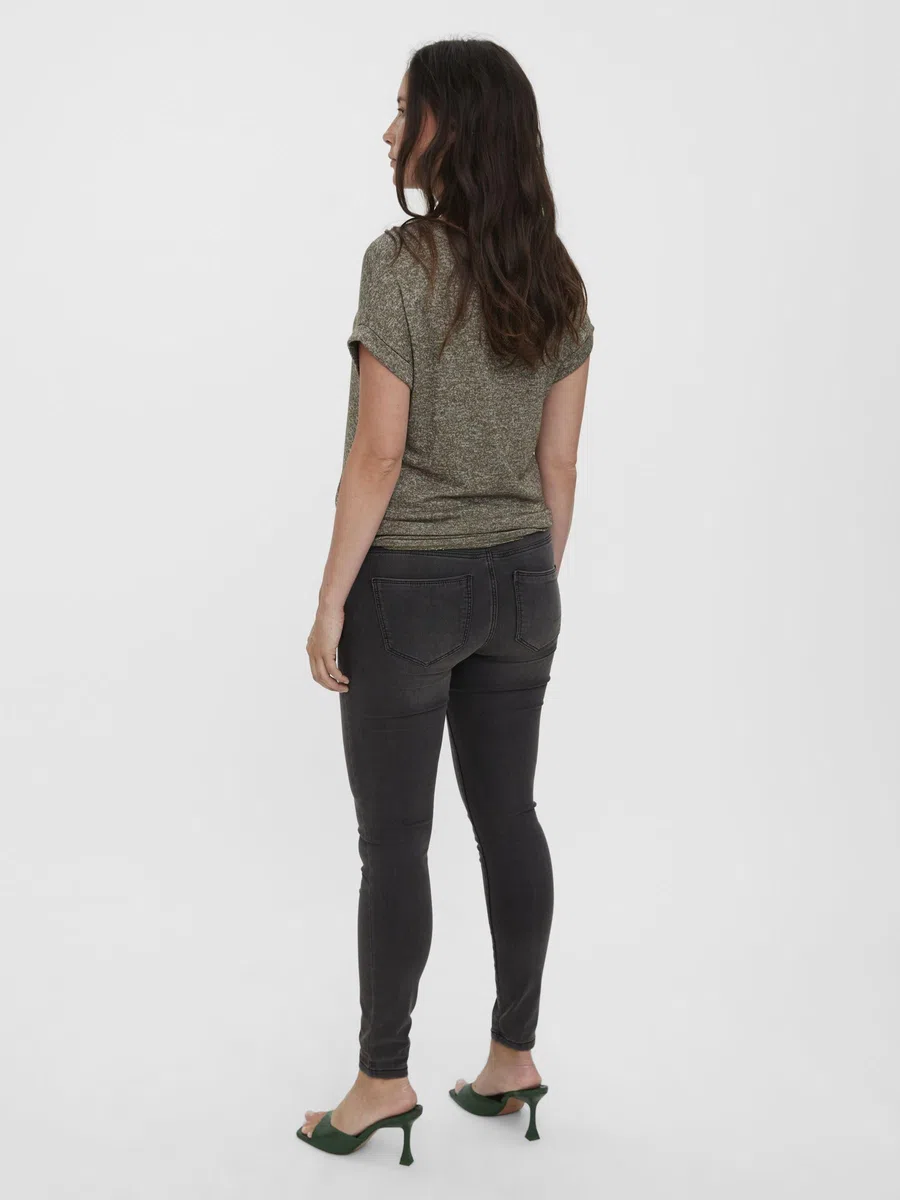 Mamalicious - Vmmtanya Mr S Piping Jeans Vi207 Ga Noos, Jeans Donna