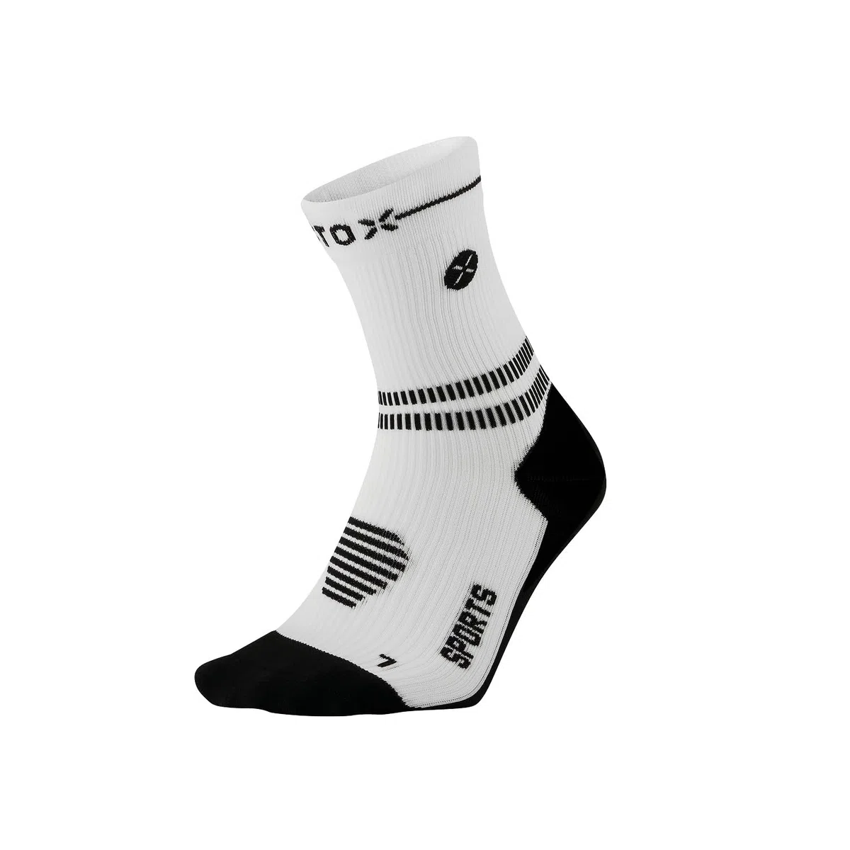 STOX Energy Socks, Calzini sportivi da uomo, classe di compressione, 23-32 mmHg, plantare imbottito, calze a compressione, calze sportive a compressione, calze a compressione
