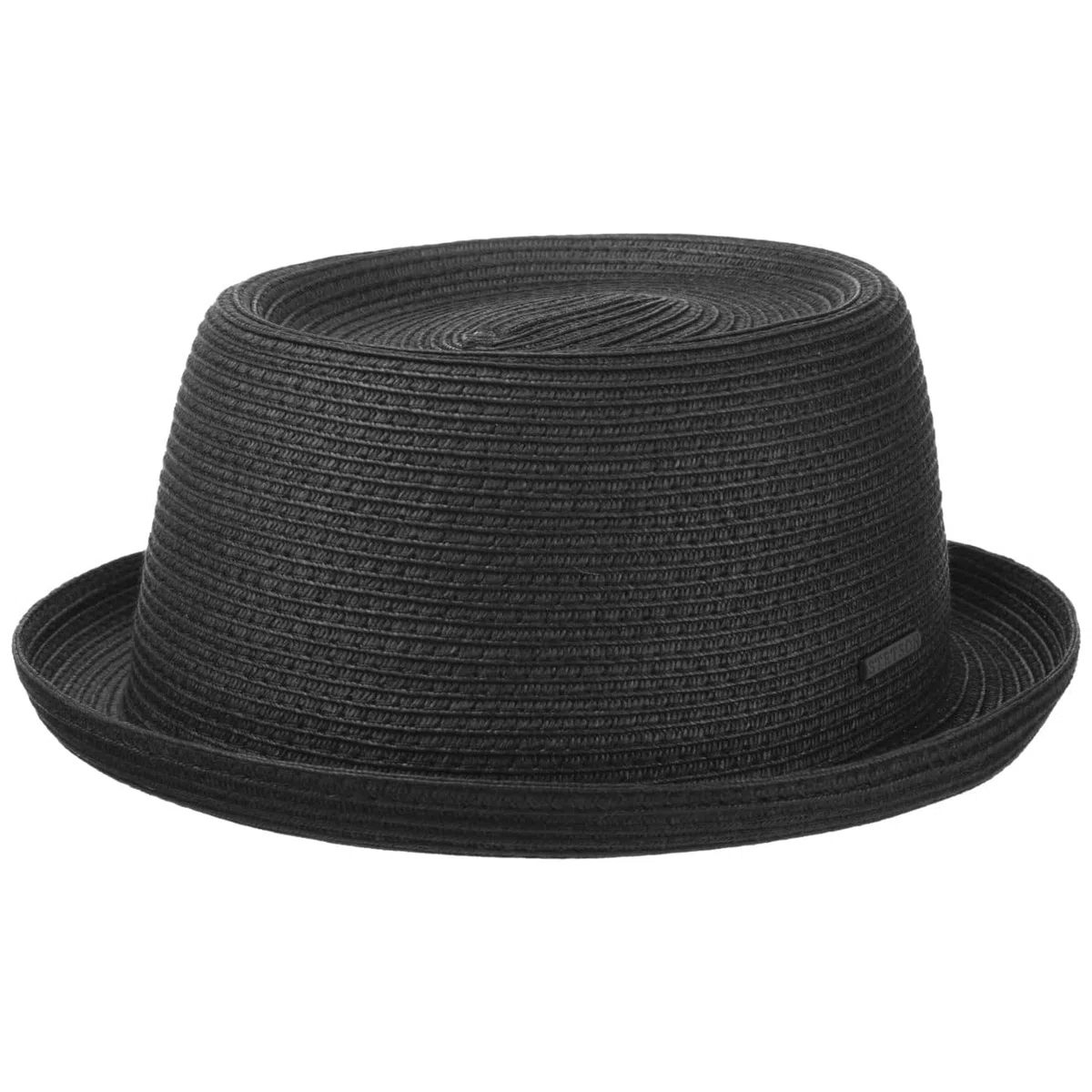 Stetson Dawson Pork Pie Uomo Cappello da Spiaggia Cartapaglia Intrecciata Protezione UV 40 Primavera Estate