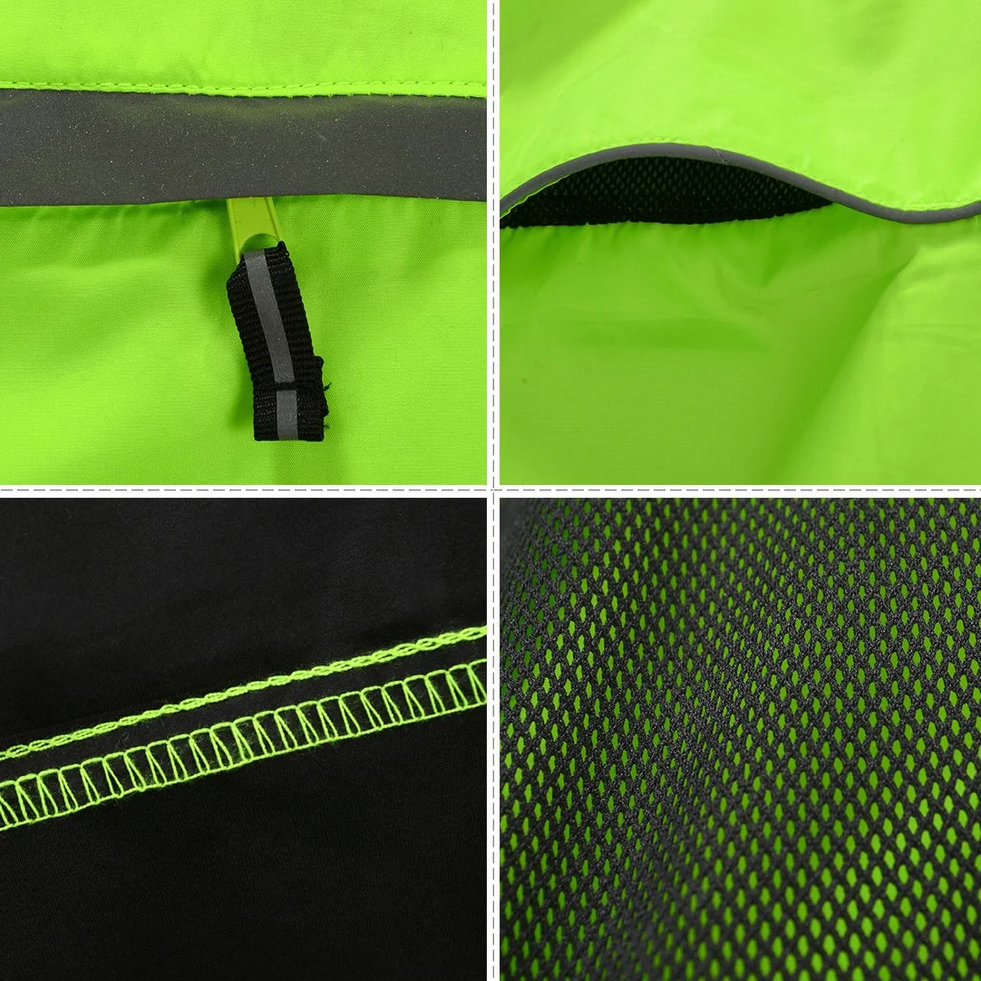 Wosawe, Giacca impermeabile da ciclismo unisex, traspirante, in jersey a maniche lunghe, per mountain bike e ciclismo, per tutte le stagioni