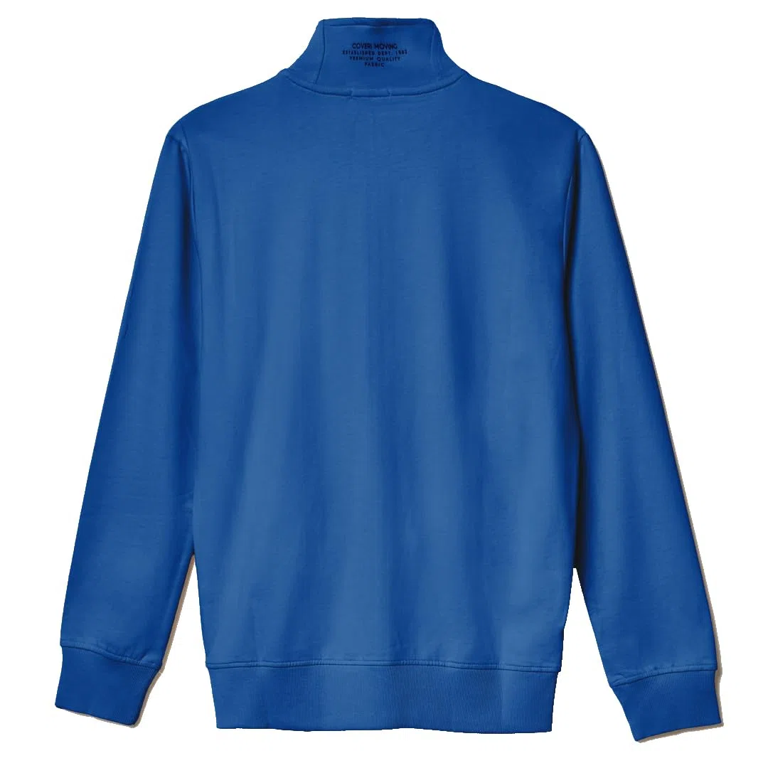 Coveri Felpa Giacca Pullover Aperta Uomo Sportiva con Cerniera Zip Intera Cotone