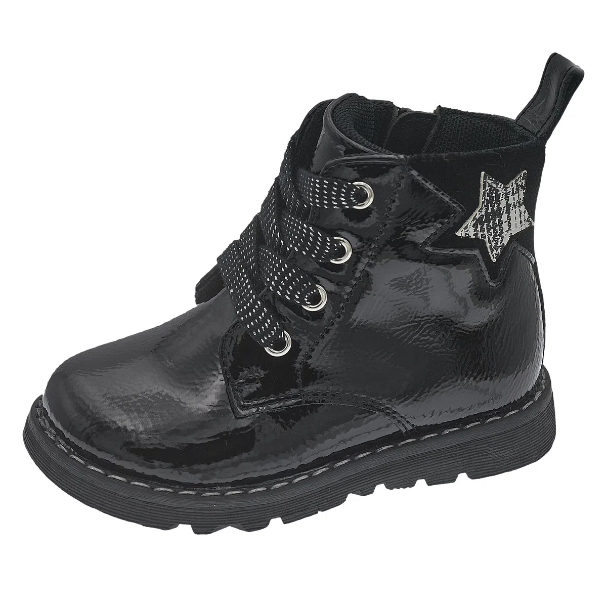 Chicco, Scarponcini Bambina con Zip Laterale, Polacchini Comodi, Flessibili e Traspiranti, Ideali per Autunno e Inverno, Scarpe Bambina, Designed in Italy