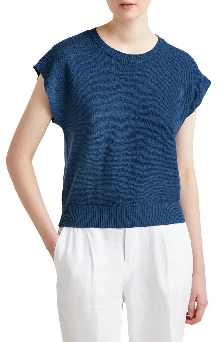 United Colors of Benetton Maglia G/C S/M 105gd109z Maglioncino a Gilet Donna