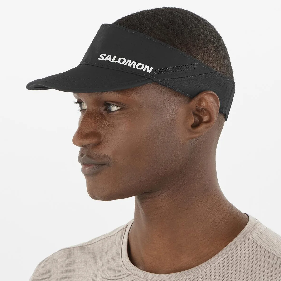 Visiera Salomon Shakeout, Look Riflettente audace, Tessuto Traspirante ad Asciugatura Rapida, Tesa Flessibile Ripiegabile e vestibilità Regolabile per la Corsa