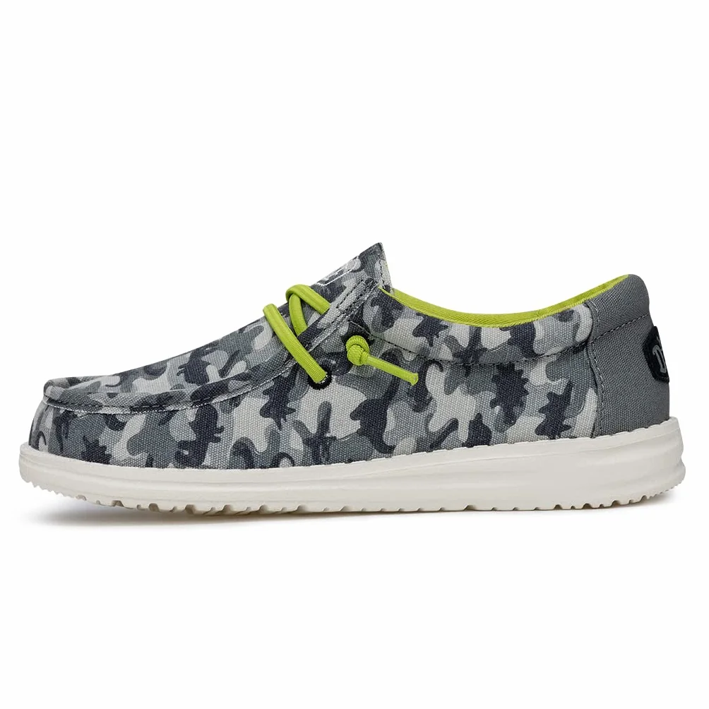 HEYDUDE Wally Youth Camodino MoccasinBambini e Ragazzi