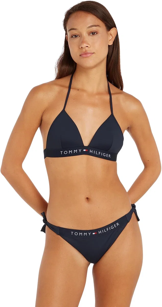 Tommy Hilfiger Slip Bikini Allacciatura Laterale Donna Side Tie Cheeky Bikini Sportivo