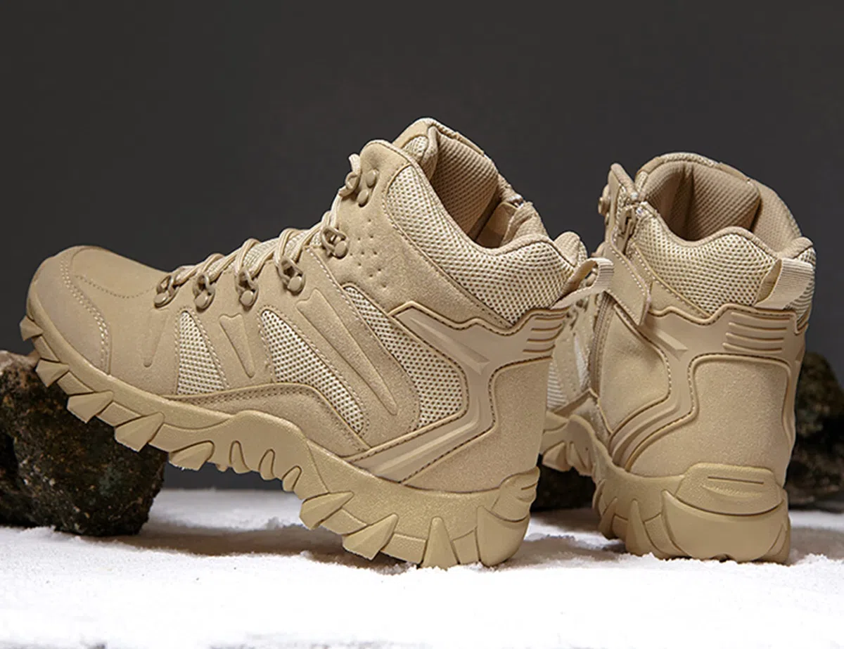 AS33 Stivali da Combattimento Militari da Uomo Arrampicata Traspirante Scarpe da Trekking Stivaletti da Allenamento dell'Esercito Stivaletti Tattici Jungle Desert
