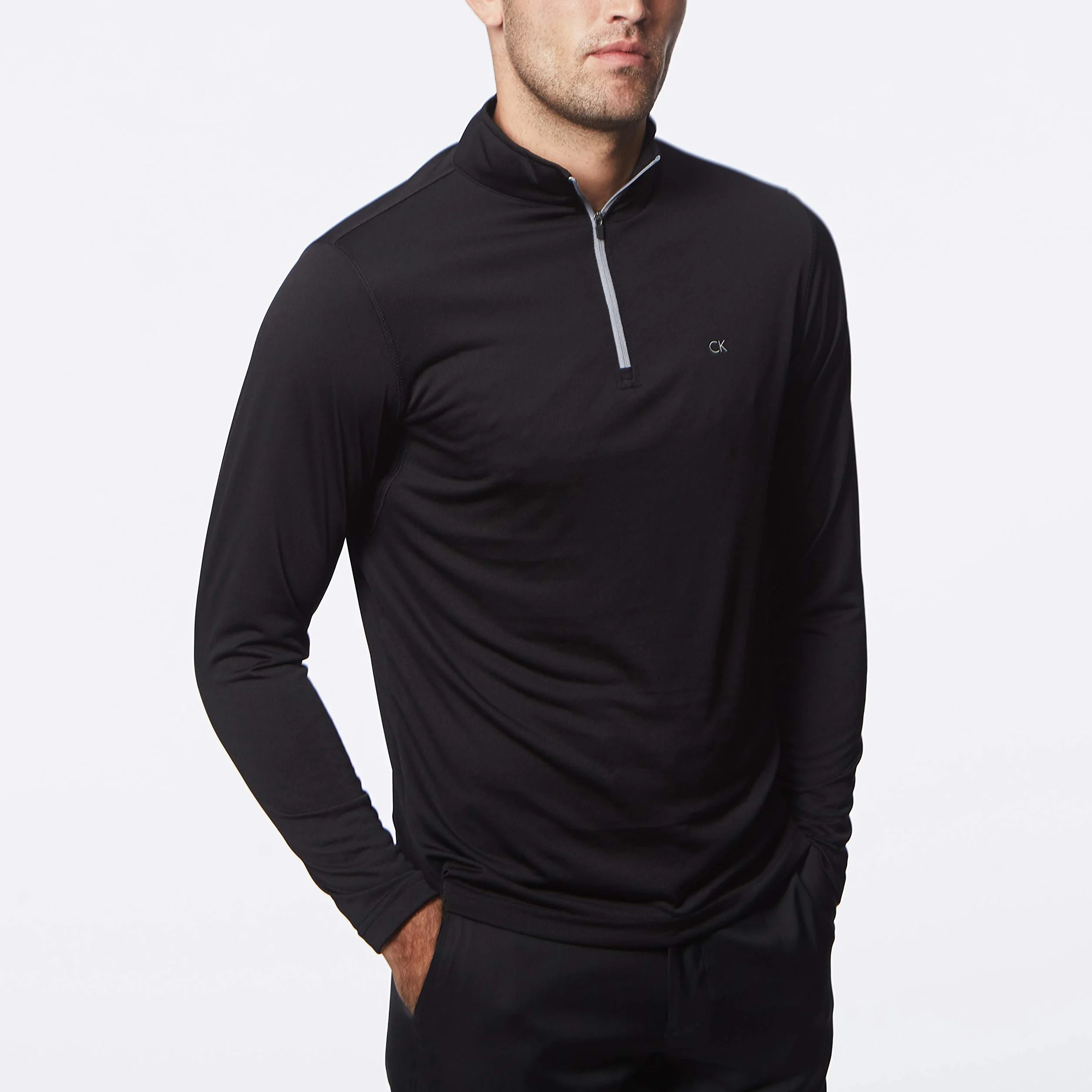 Calvin Klein Harlem Tech 1/4 Zip Maglietta da Golf Uomo