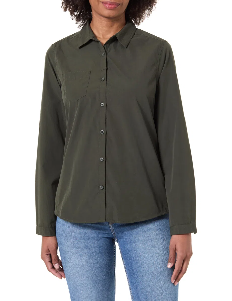 Craghoppers Expert Womens Kiwi Long Sleeved Shirt Camicia Button-Down Donna (Pacco da 1)