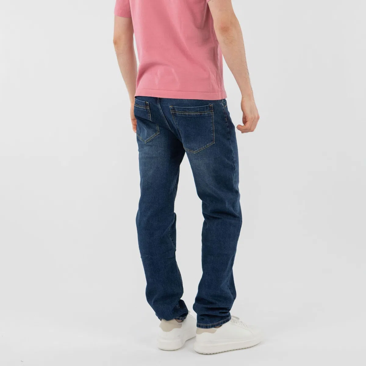 TONY BACKER - Jeans Uomo Regular Fit, Pantaloni Elasticizzati Comodi per Tempo Libero,Jeans da Lavoro Uomo, Stile Casual, Blu Jeans, Jeans Nero